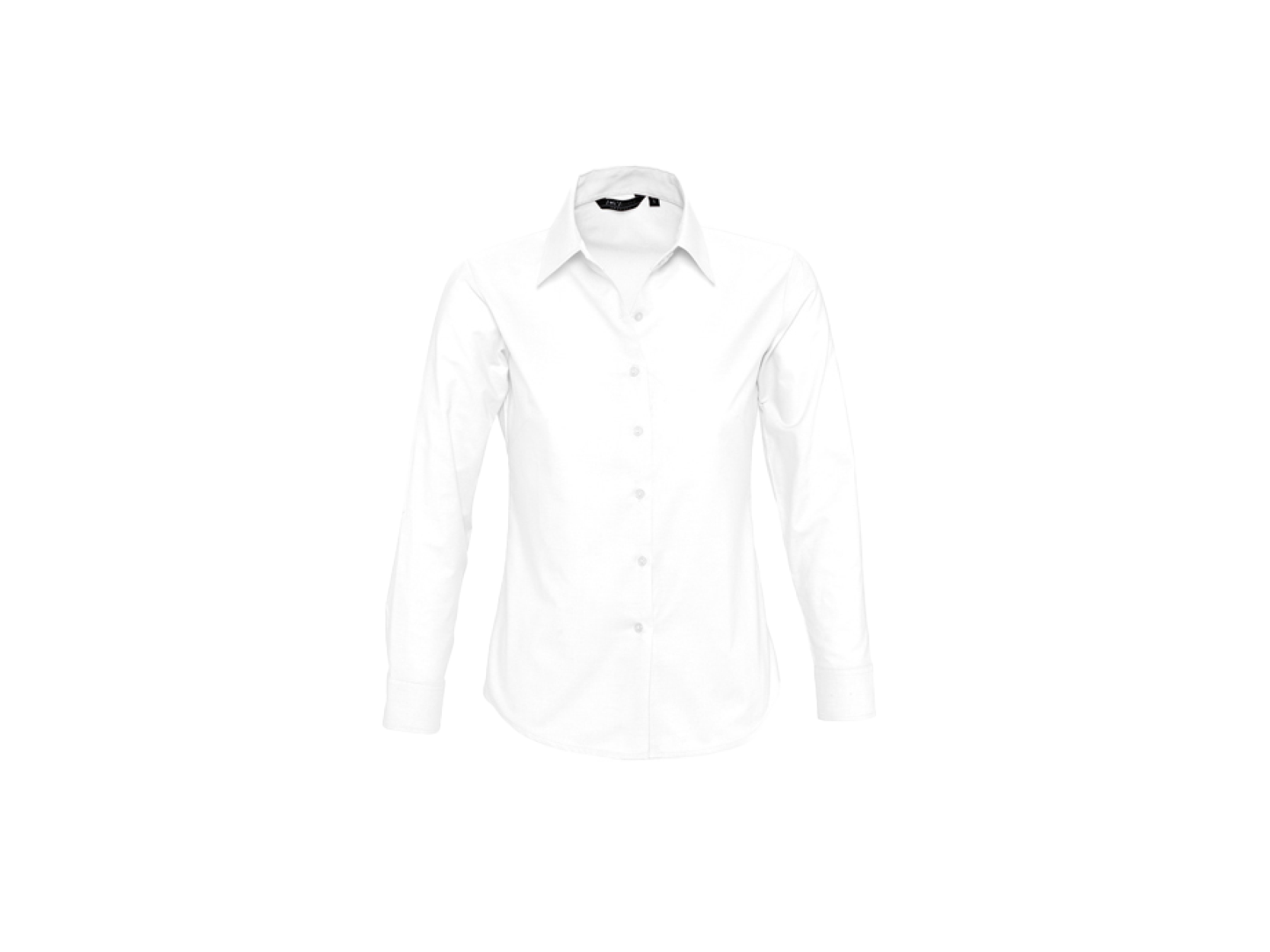 Dames hemd Oxford met lange mouw, 130g/m² (L611)