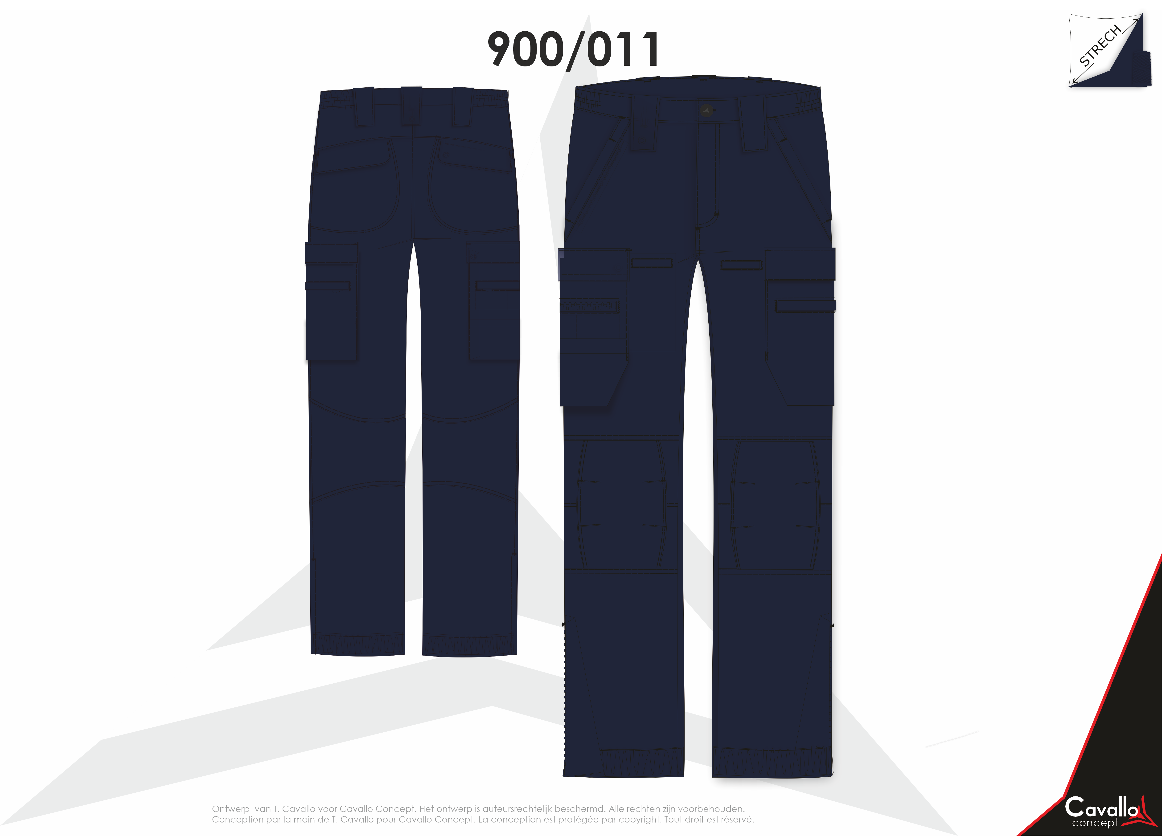 Interventiebroek stretch hondengeleider (900/011)