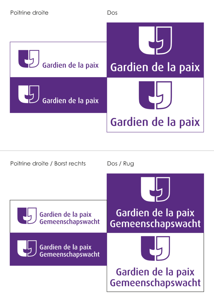 logo gemeenschapswacht logo gardien de paix