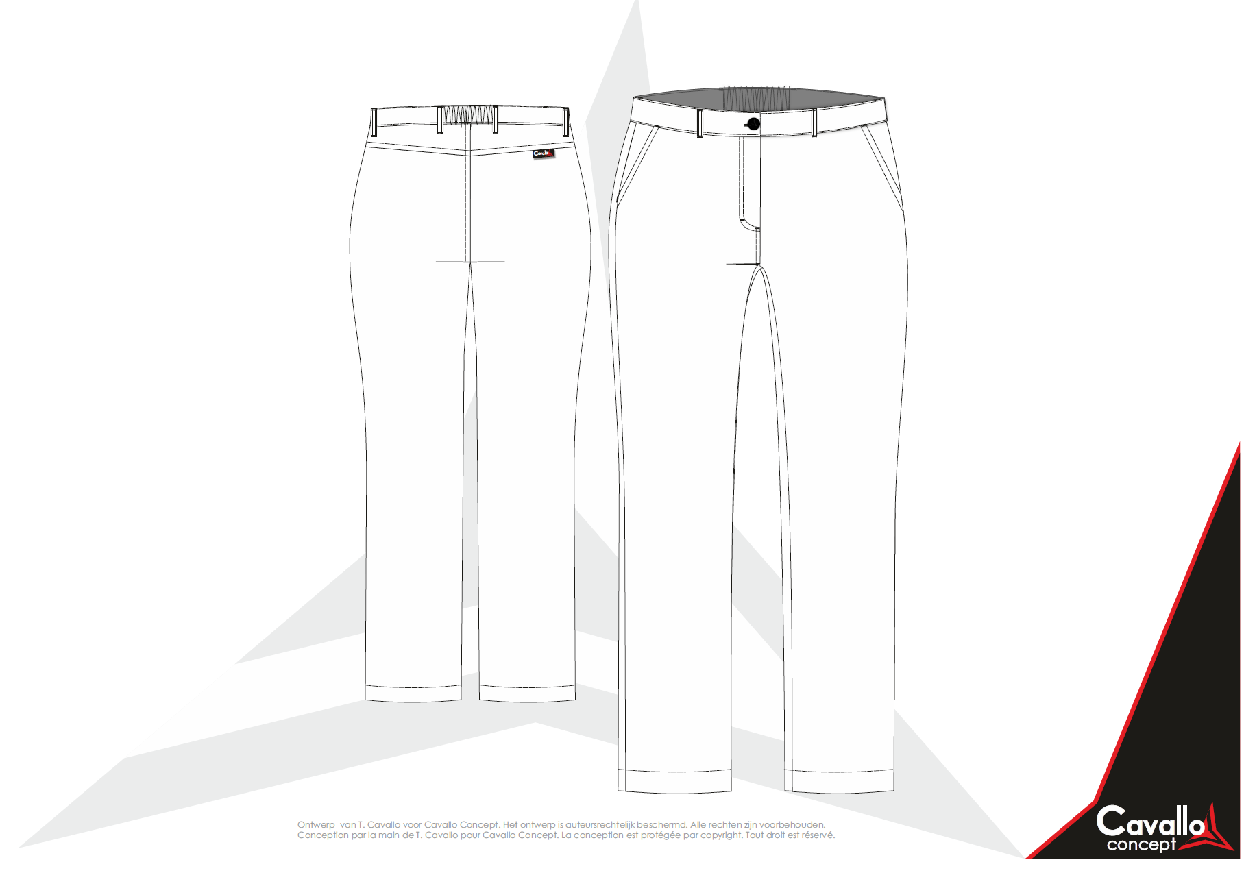 DAMES KOKSBROEK STRETCH H360